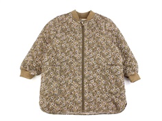 Wheat caramel anemones thermal jacket Helga
